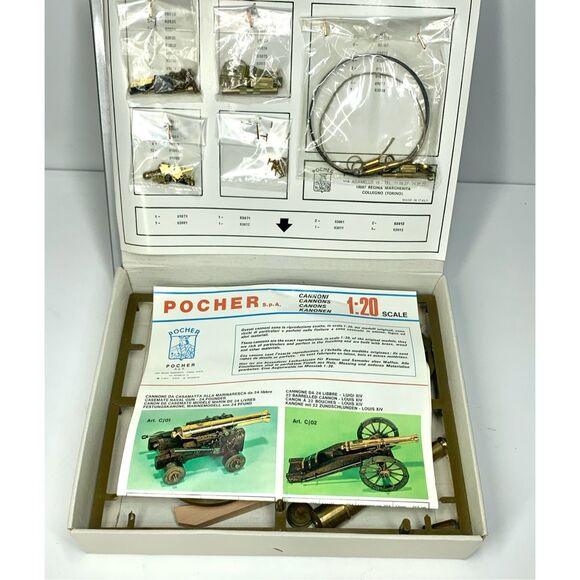 Pocher K03 Scale Model 1800 English Field Gun American Civil War Cannon 1/20 New - Picture 4 of 6